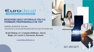 Centrul de Formare Profesională Eurodeal oferă cursuri de Competențe Digitale, esențiale pentru proiectele ce vizează finanțări guvernamentale